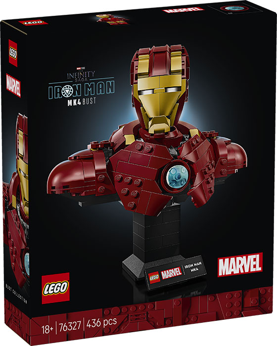 Lego Marvel - Busto di Iron Man MK4