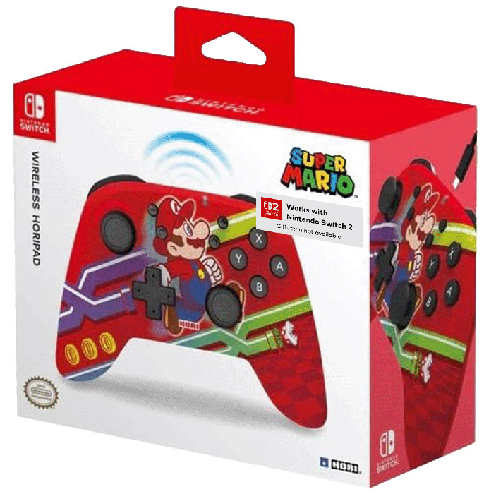 HORI SWITCH Controller Wireless Horipad - Super Mario